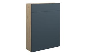 Clarence 600mm Slim WC Unit - Matt Arley Blue (Oak Cab)